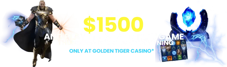 Golden Tiger Casino NZ - Claim Welcome Offer Up to $1,500